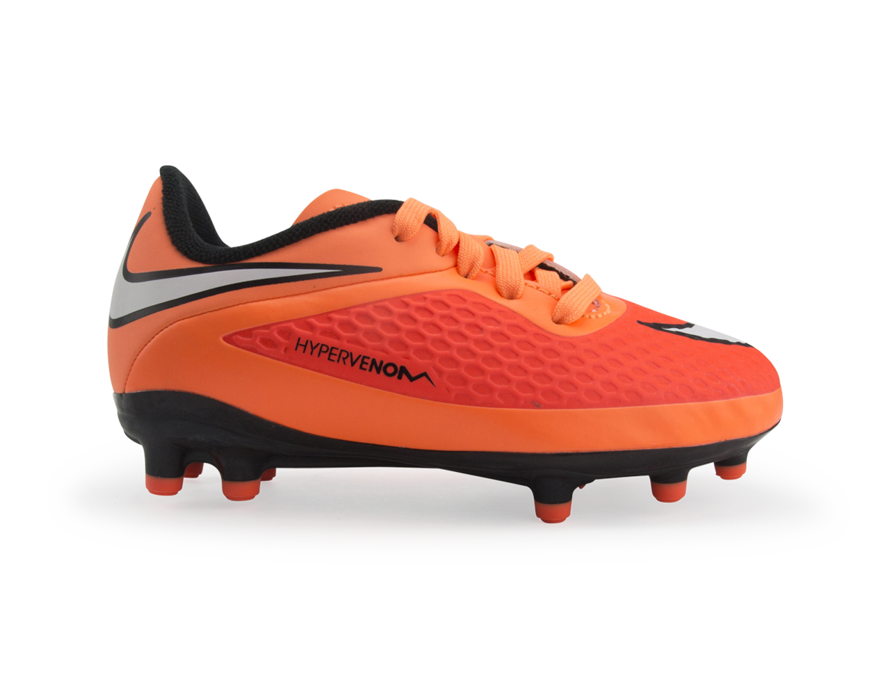 Nike Kids Hypervenom Phelon FG Hyper Crimson/White/Atomic Orange