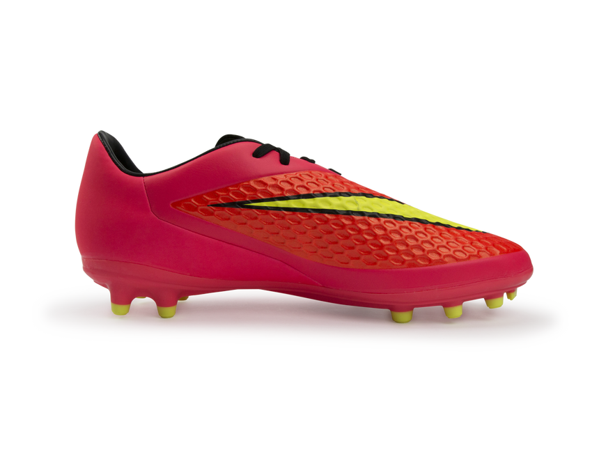 Nike Men's Hypervenom Phelon FG Bright Crimson/Volt/Hyper Punch
