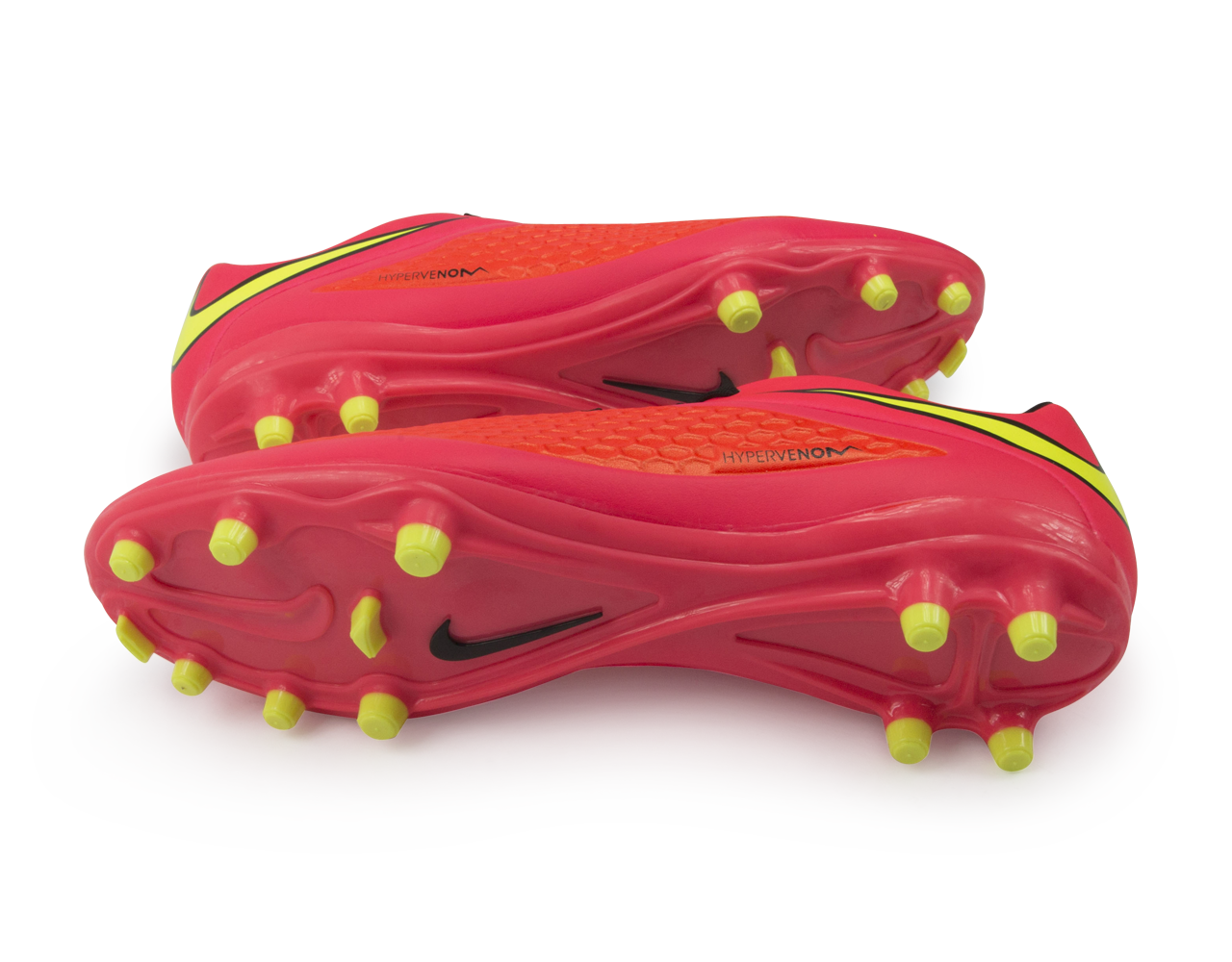 Nike Men's Hypervenom Phelon FG Bright Crimson/Volt/Hyper Punch