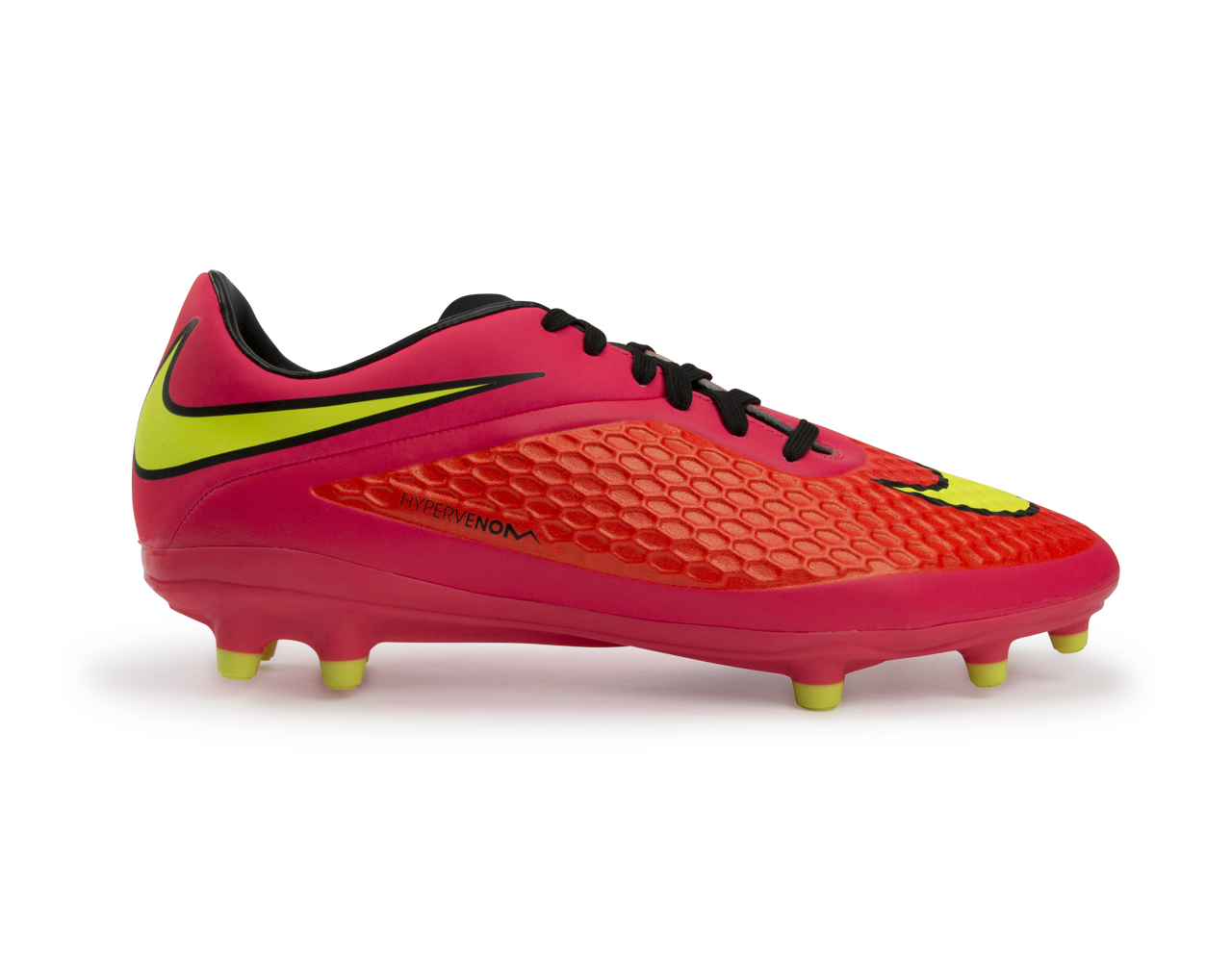 Nike Men's Hypervenom Phelon FG Bright Crimson/Volt/Hyper Punch