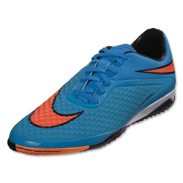 Nike Men's Hypervenom Phelon Indoor Soccer Shoes Clearwater/Blue Lagoon/Total Crimson