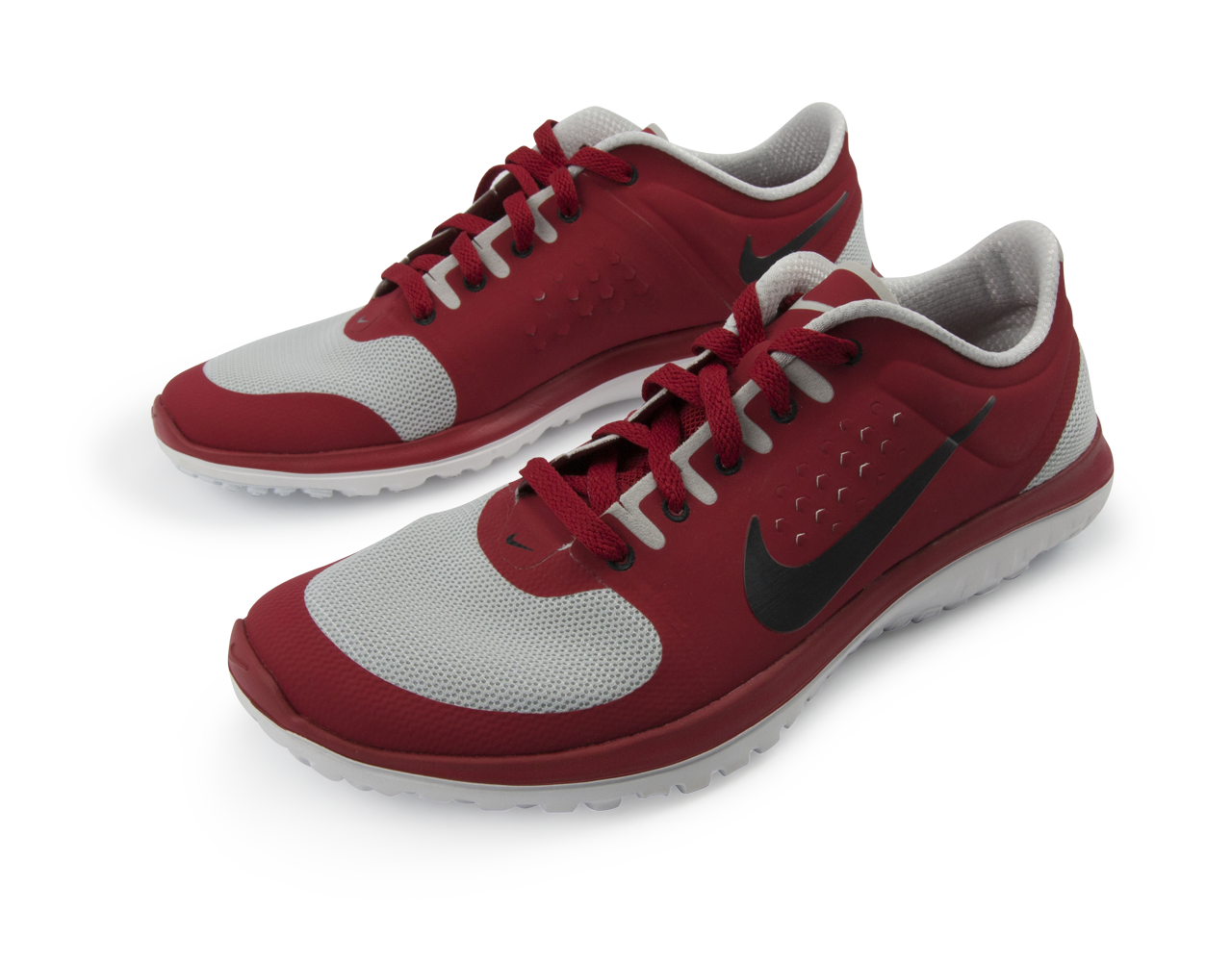 Nike Men's FS Lite Run Running Shoes Pure Platinum/Black/Gym Red