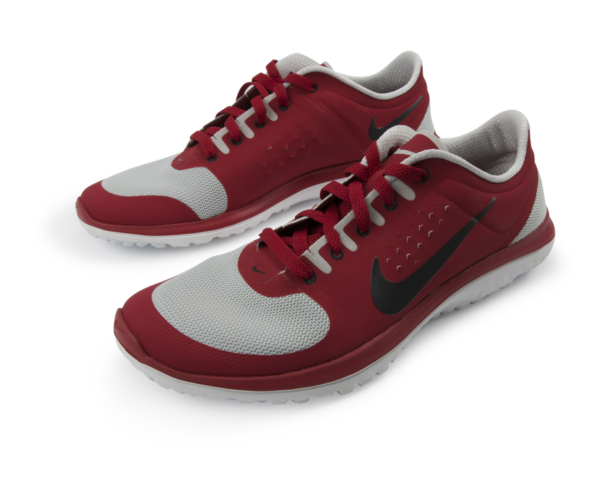 Nike Men's FS Lite Run Running Shoes Pure Platinum/Black/Gym Red