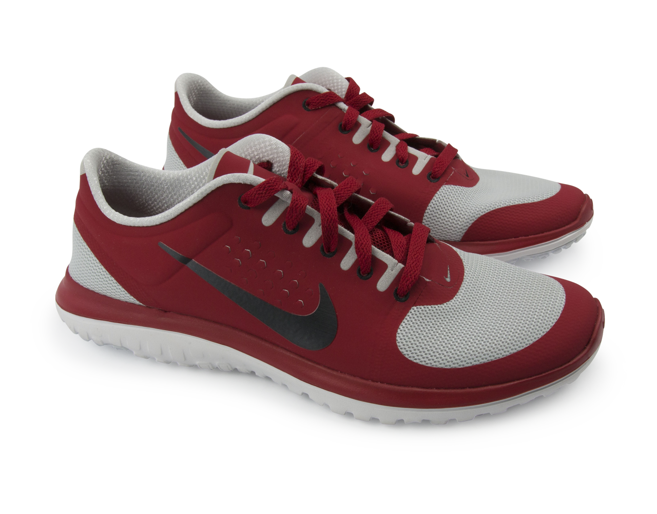 Nike Men's FS Lite Run Running Shoes Pure Platinum/Black/Gym Red
