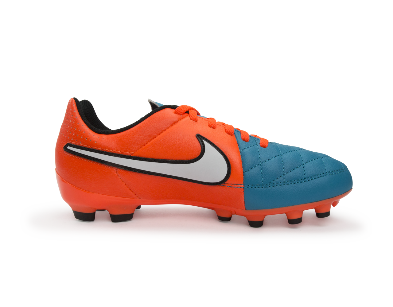 Nike Kids Tiempo Genio Leather FG Neo Turquoise/White/Hyper Crimson