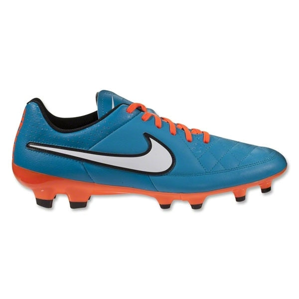 Nike Men's Tiempo Genio Leather FG Neo Turquoise/White/Hyper Crimson