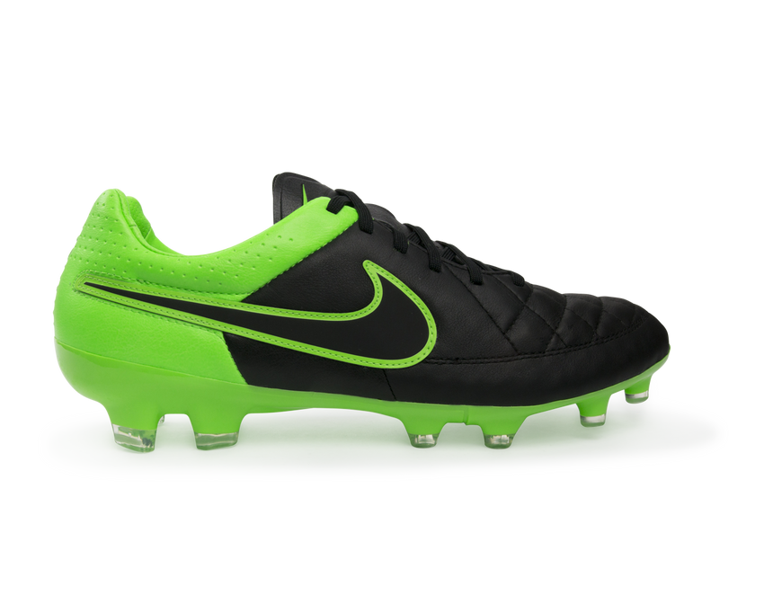 Nike Men's Tiempo Legacy FG Black/Green Strike/Black