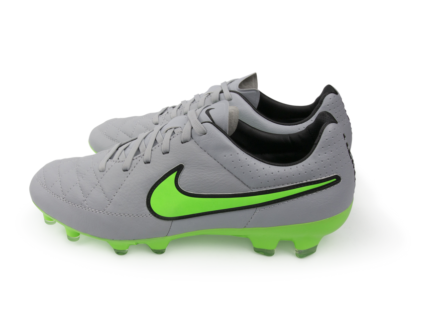 Nike Men's Tiempo Legacy FG Wolf Grey/Green Strike/Black
