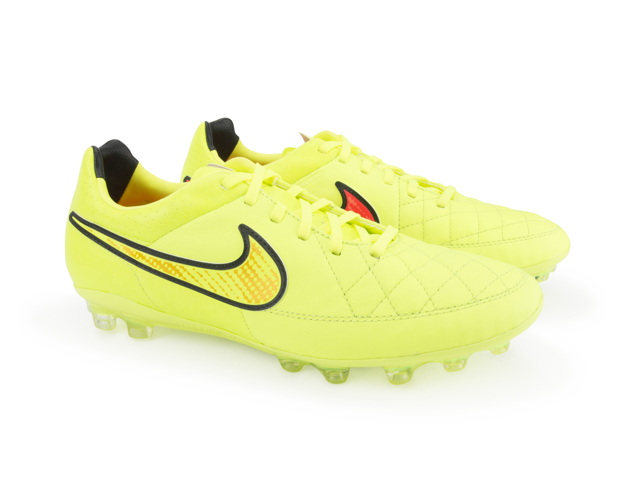 Nike Men's Tiempo Legacy AG Soccer Cleats Volt/Hyper Punch/Black