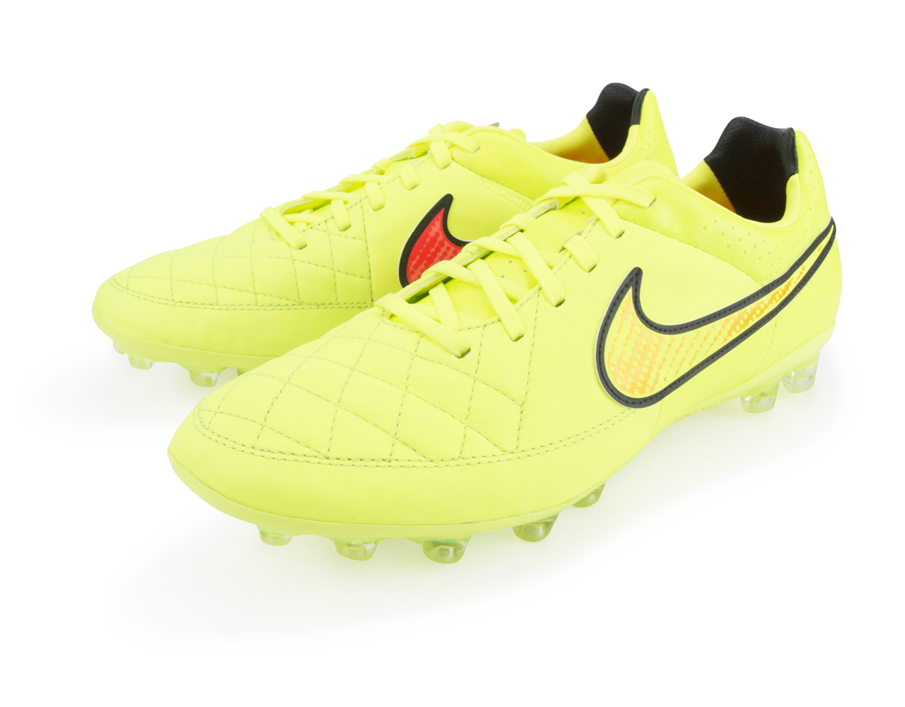 Nike Men's Tiempo Legacy AG Soccer Cleats Volt/Hyper Punch/Black