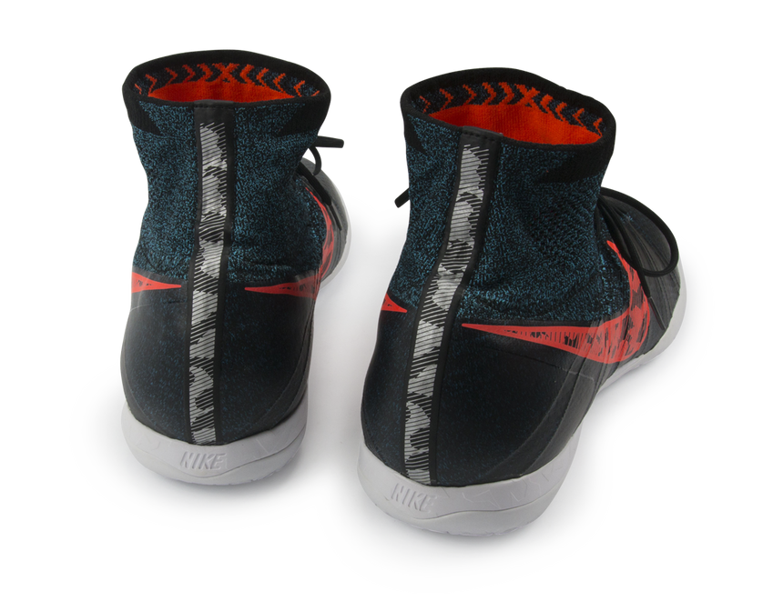Nike Men's Elastico Superfly Indoor Soccer Shoes Black/Black/Total Crimson