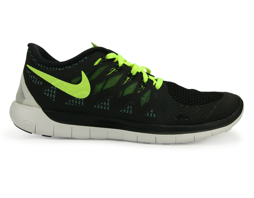Nike Men's Free 5.0 Running Shoes Black/Volt Dark/Magnet Gray
