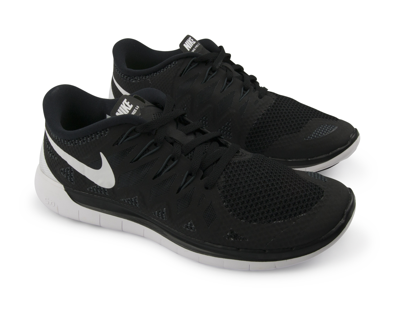Nike Men's Free 5.0 Running Shoes Black/White/Anthracite