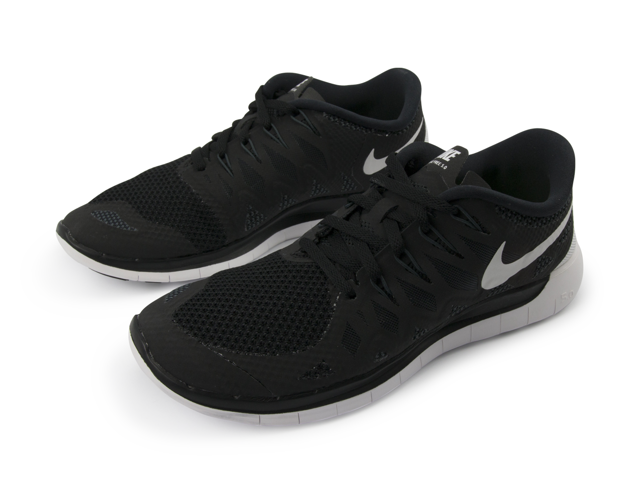 Nike Men's Free 5.0 Running Shoes Black/White/Anthracite