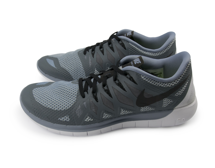 Nike Men's Free 5.0 Running Shoes Cool Blue/Black/Wolf Grey