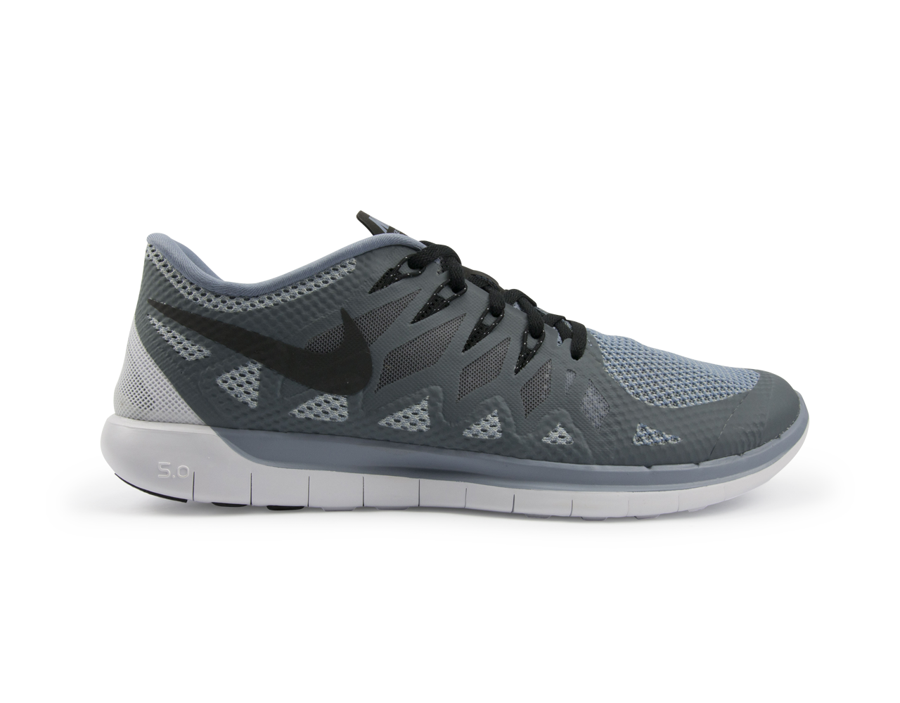 Nike Men's Free 5.0 Running Shoes Cool Blue/Black/Wolf Grey