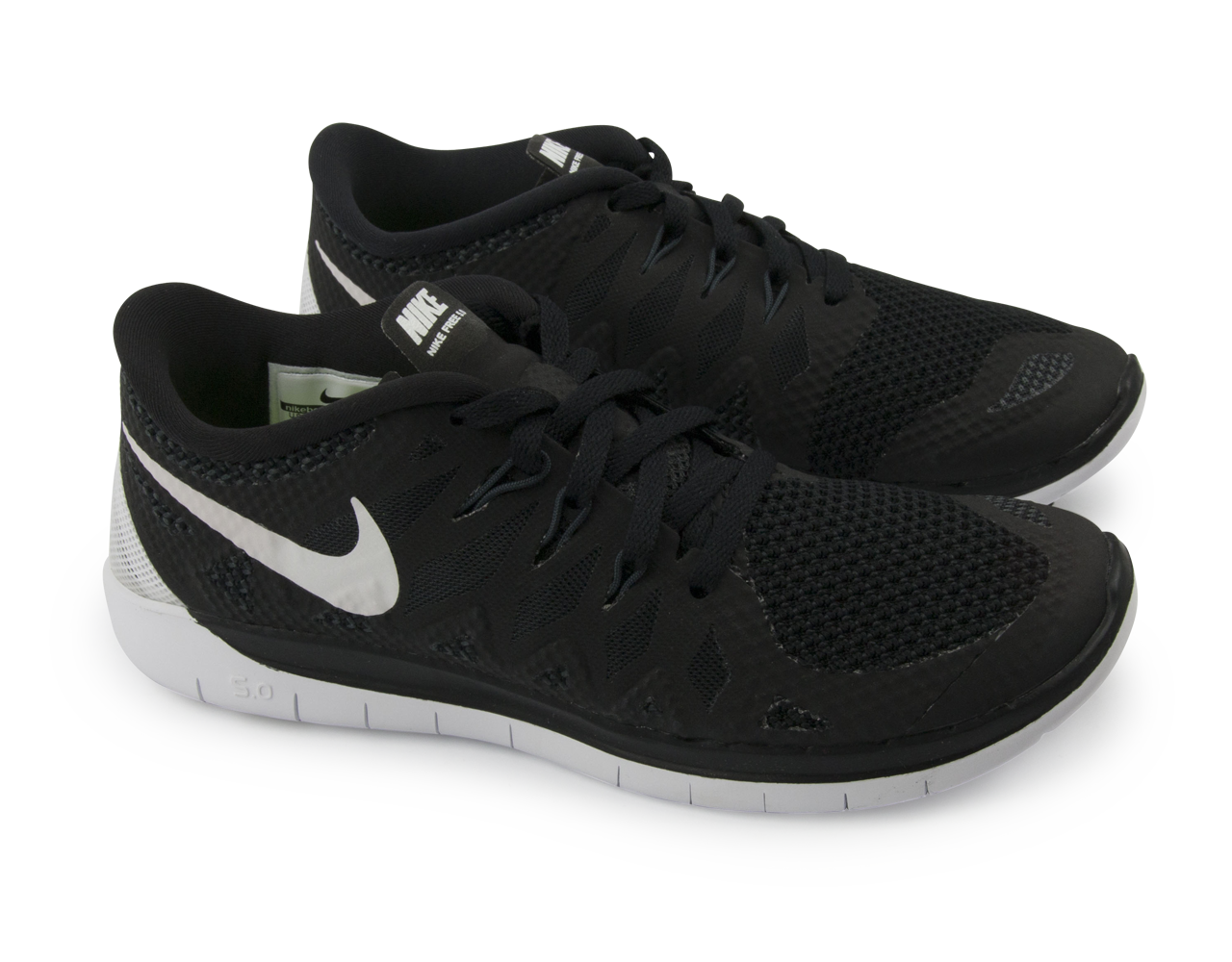 Nike Women's Free 5.0 Running Shoes Black/White/Anthracite
