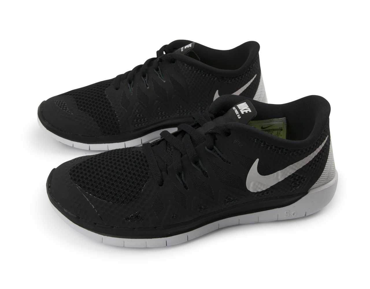Nike Women's Free 5.0 Running Shoes Black/White/Anthracite