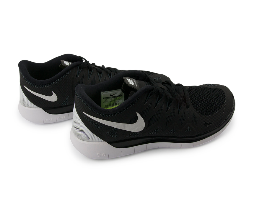 Nike Kids Free 5.0 Running Shoes Black/White/Anthracite