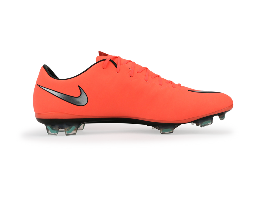 Nike Men's Mercurial Vapor X FG Bright Mango/Metallic Silver/Hyper Turquoise