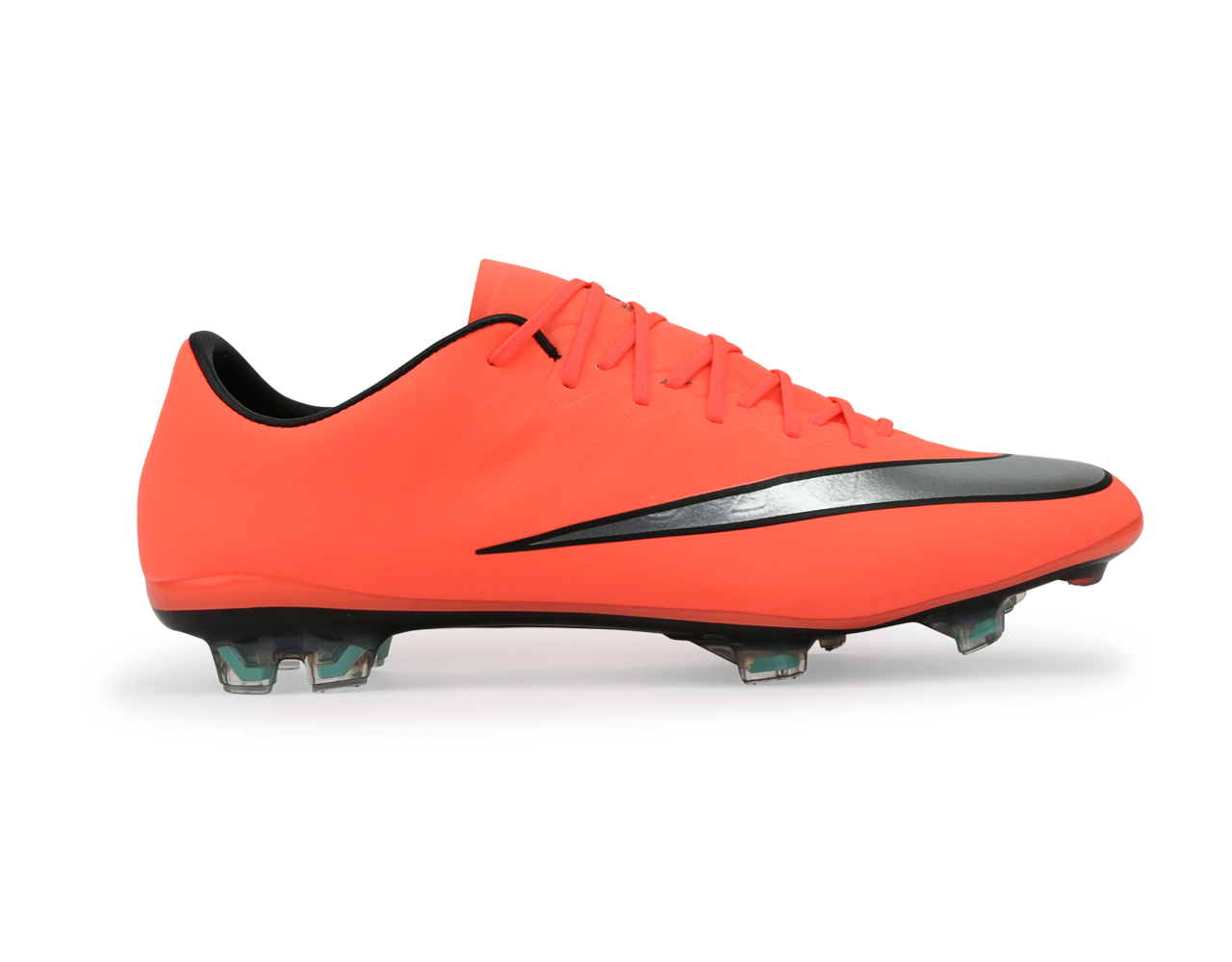 Nike Men's Mercurial Vapor X FG Bright Mango/Metallic Silver/Hyper Turquoise