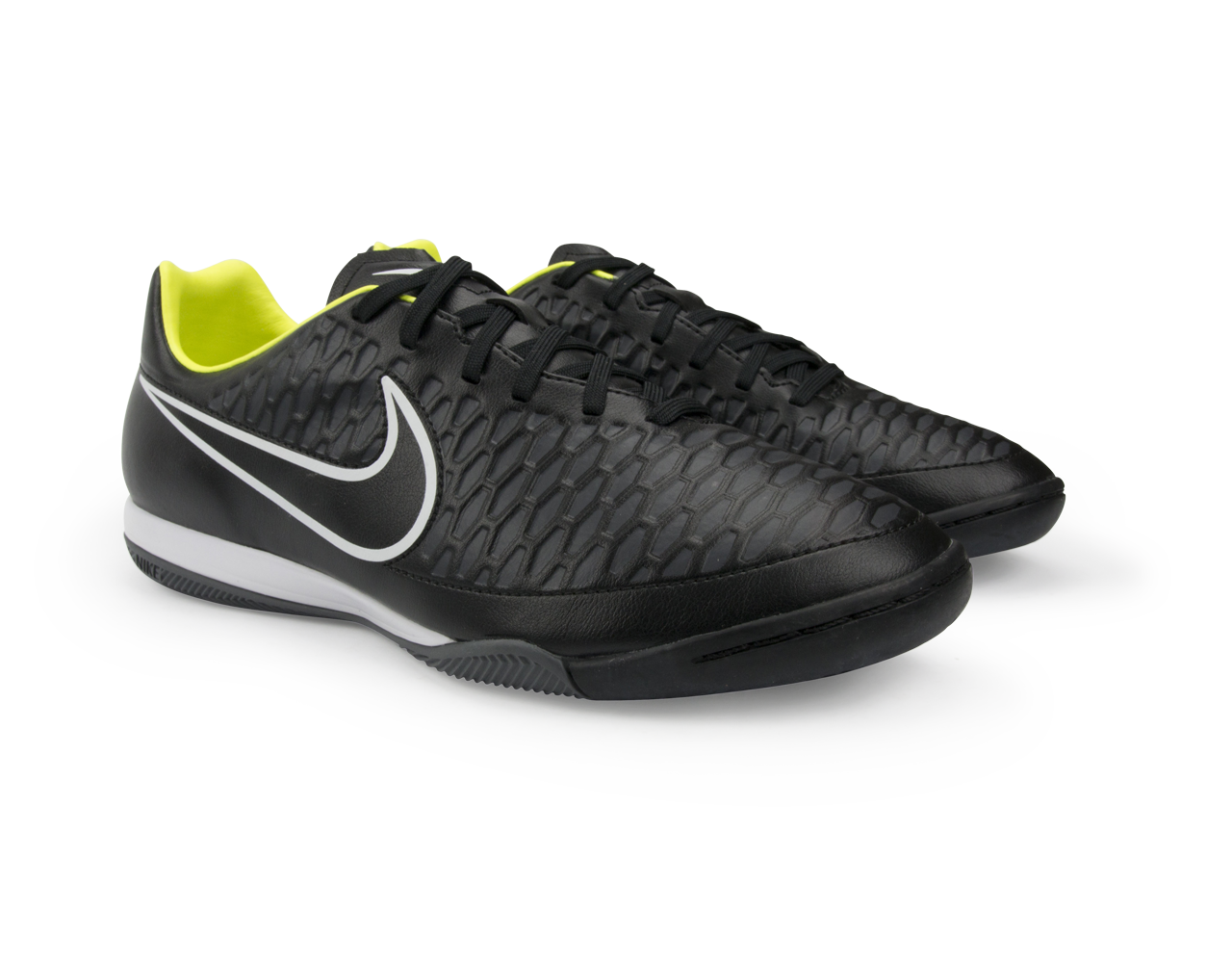 Nike Men's Magista Onda Indoor Soccer Shoes Black/Black/Volt/White