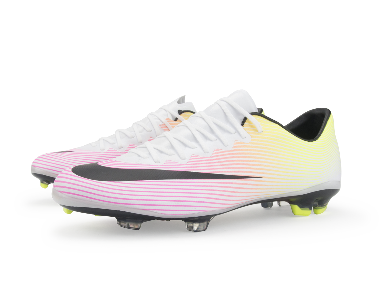 Nike Kids Mercurial Vapor X FG White/Black/Volt/Total Orange