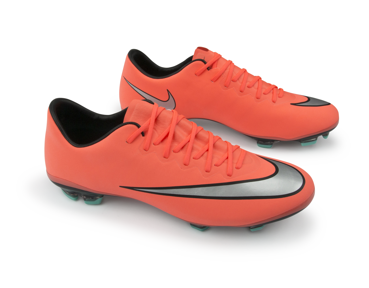 Nike Kids Mercurial Vapor X FG Bright Mango/Metallic Silver/Hyper Turquoise