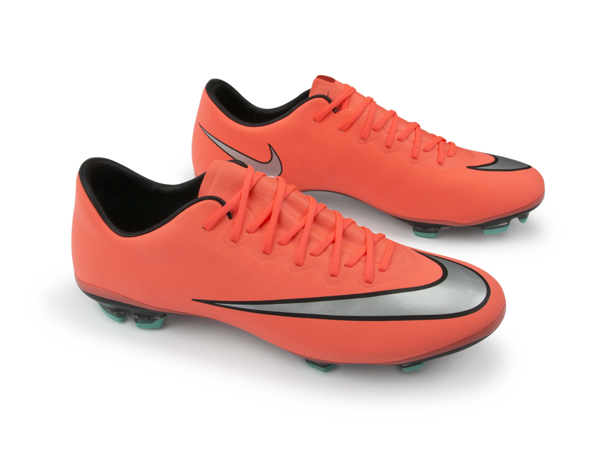 Nike Kids Mercurial Vapor X FG Bright Mango/Metallic Silver/Hyper Turquoise