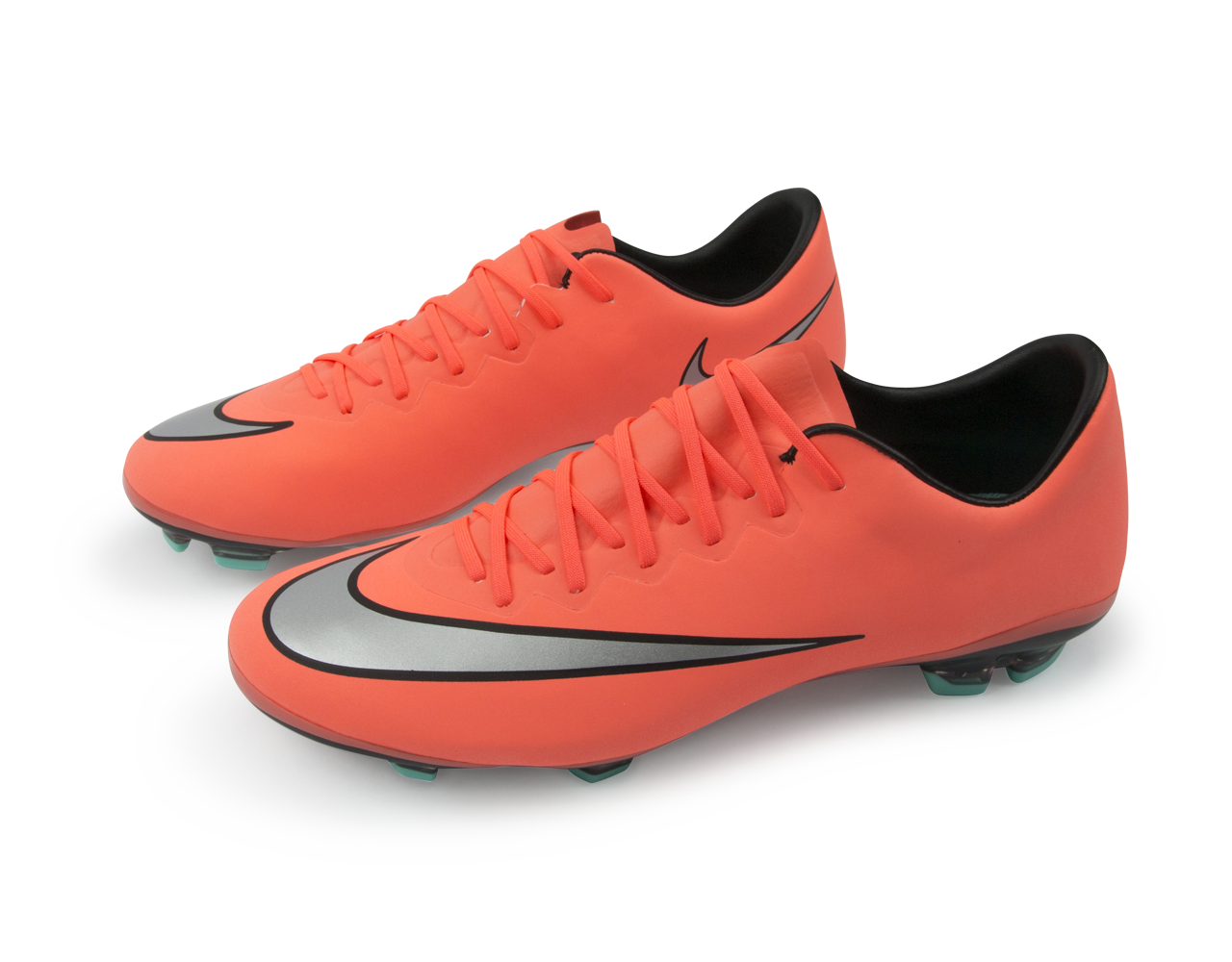 Nike Kids Mercurial Vapor X FG Bright Mango/Metallic Silver/Hyper Turquoise