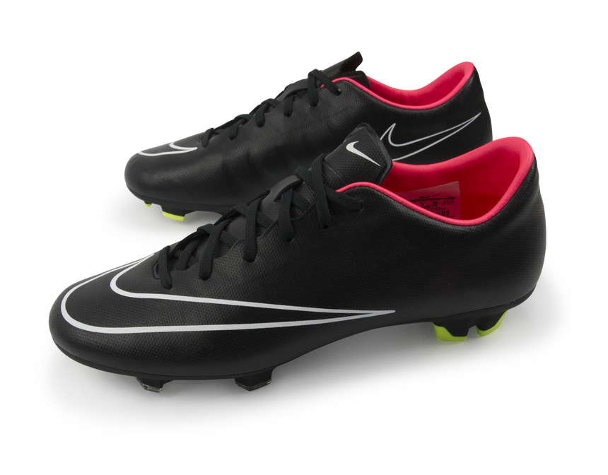 Nike Men's Mercurial Victory II FG Black/Hyper Punch/White