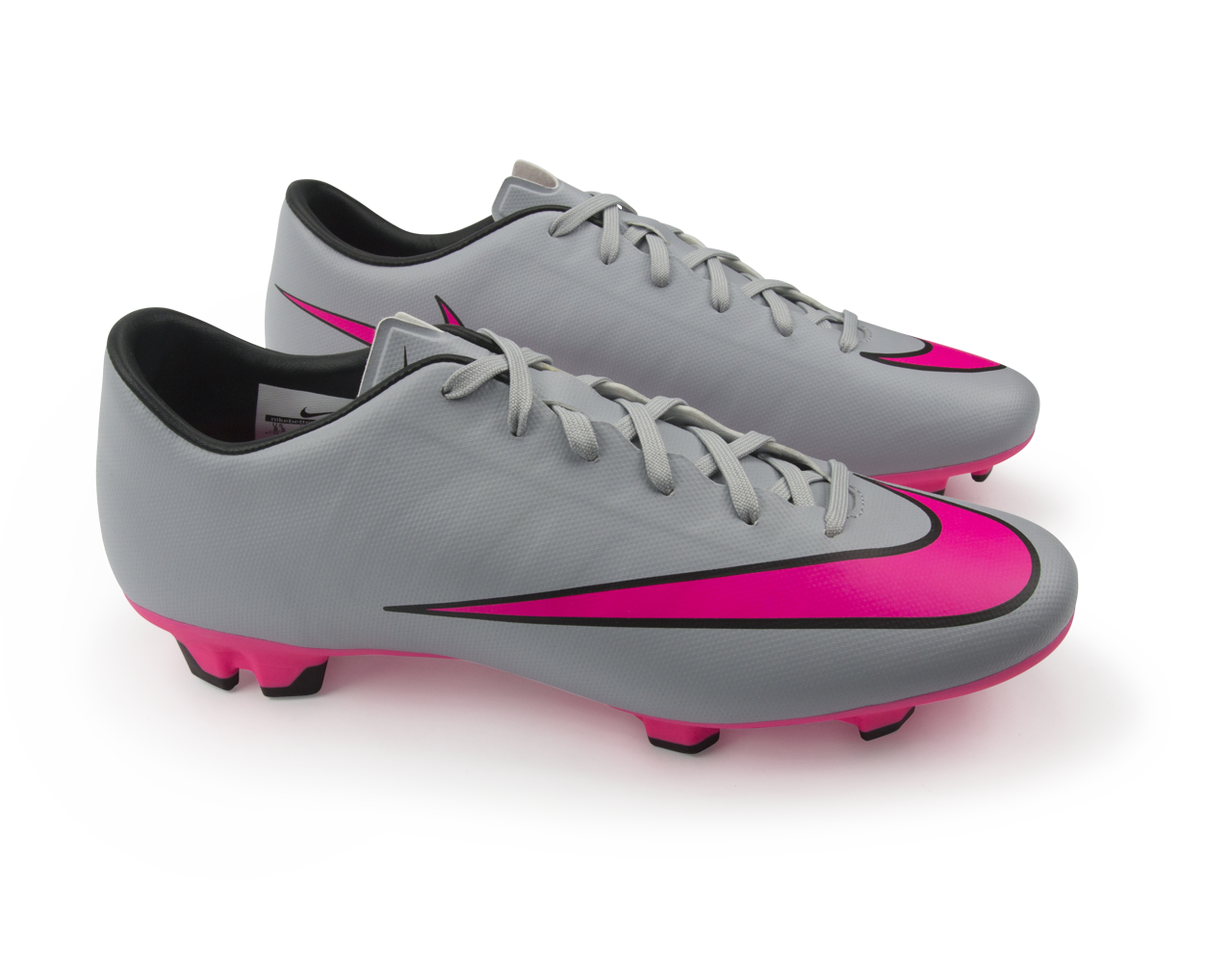 Nike Men's Mercurial Victory V FG Wolf Grey/Vivid Pink/White