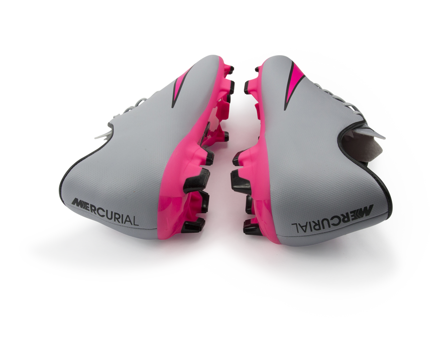 Nike Men's Mercurial Victory V FG Wolf Grey/Vivid Pink/White