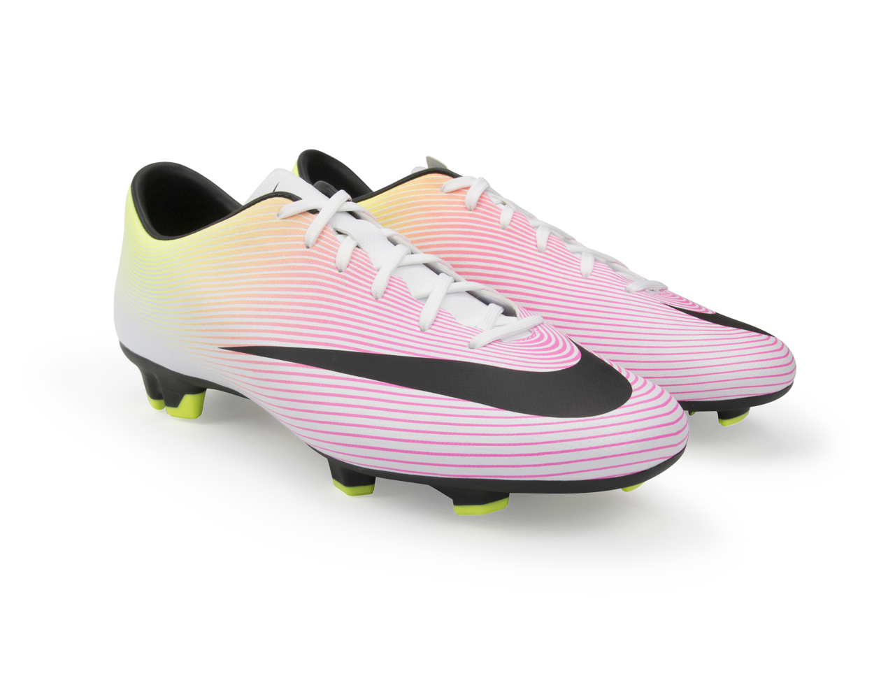 Nike Men's Mecurial Victory V FG White/Black/Volt