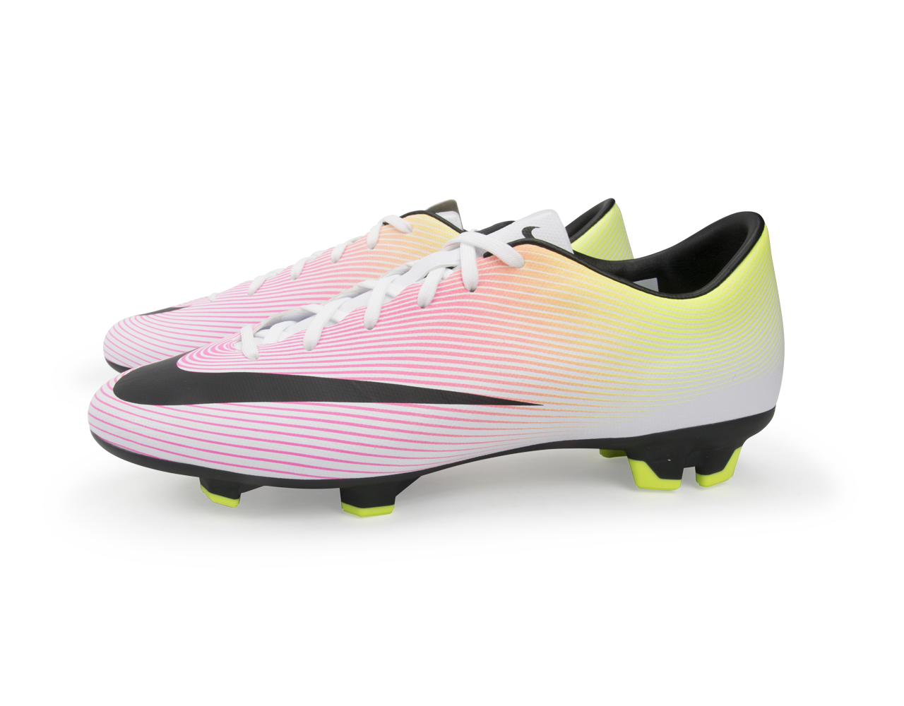 Nike Men's Mecurial Victory V FG White/Black/Volt