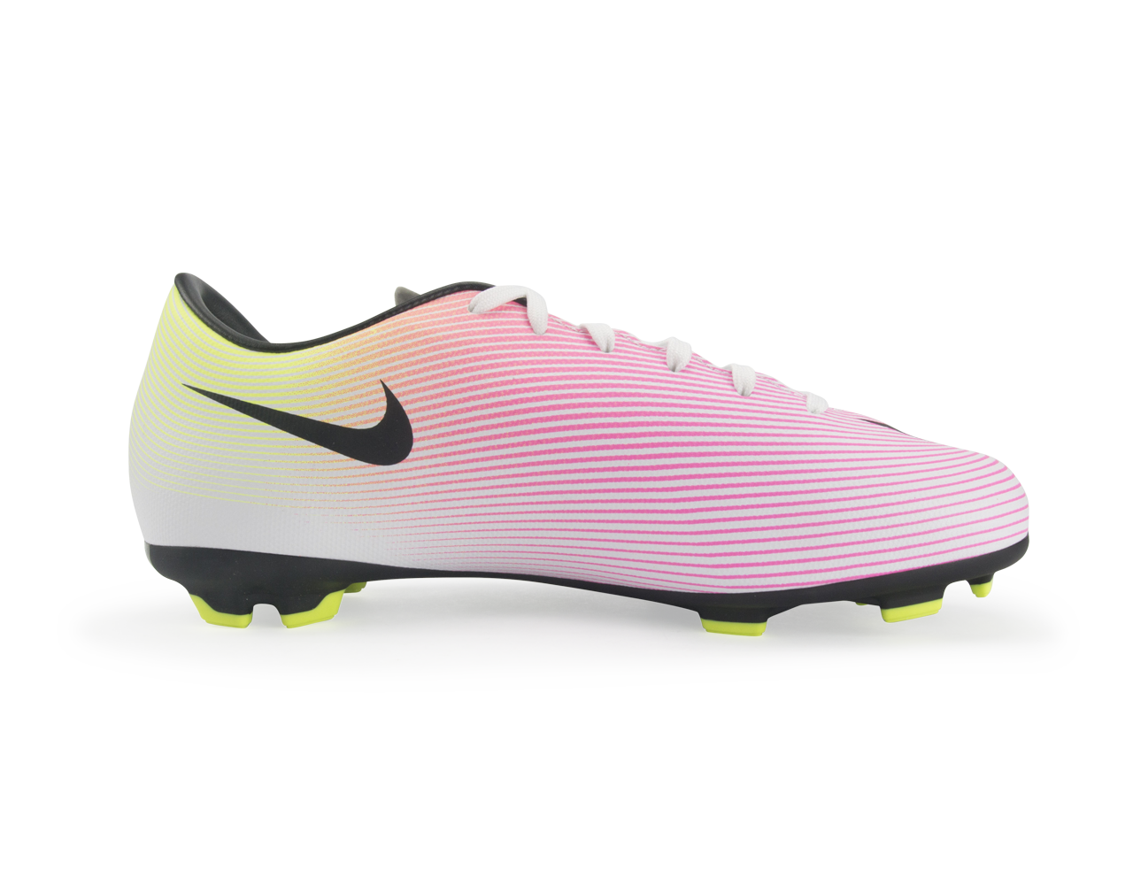 Nike Kids Mercurial Victory V FG White/Black/Volt
