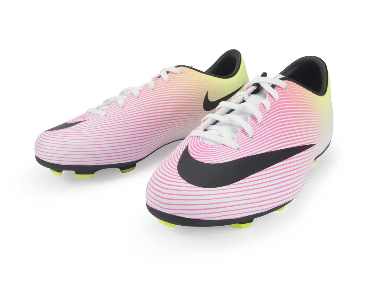 Nike Kids Mercurial Victory V FG White/Black/Volt
