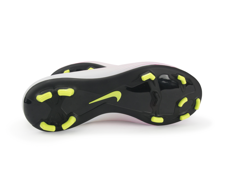 Nike Kids Mercurial Victory V FG White/Black/Volt