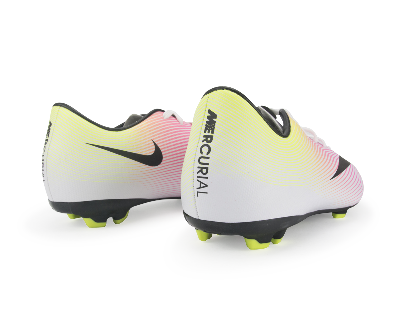 Nike Kids Mercurial Victory V FG White/Black/Volt