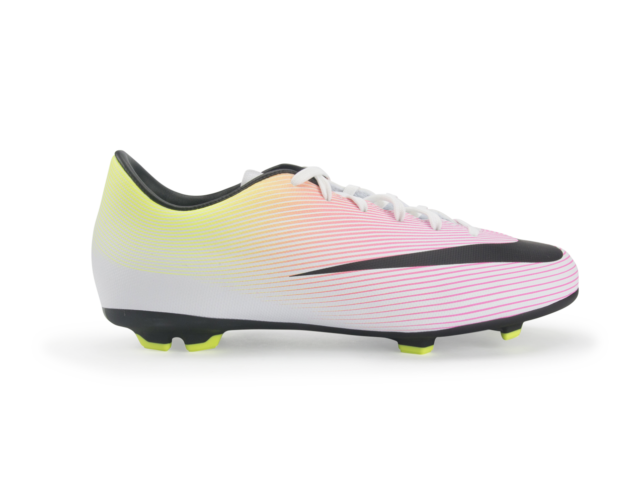 Nike Kids Mercurial Victory V FG White/Black/Volt