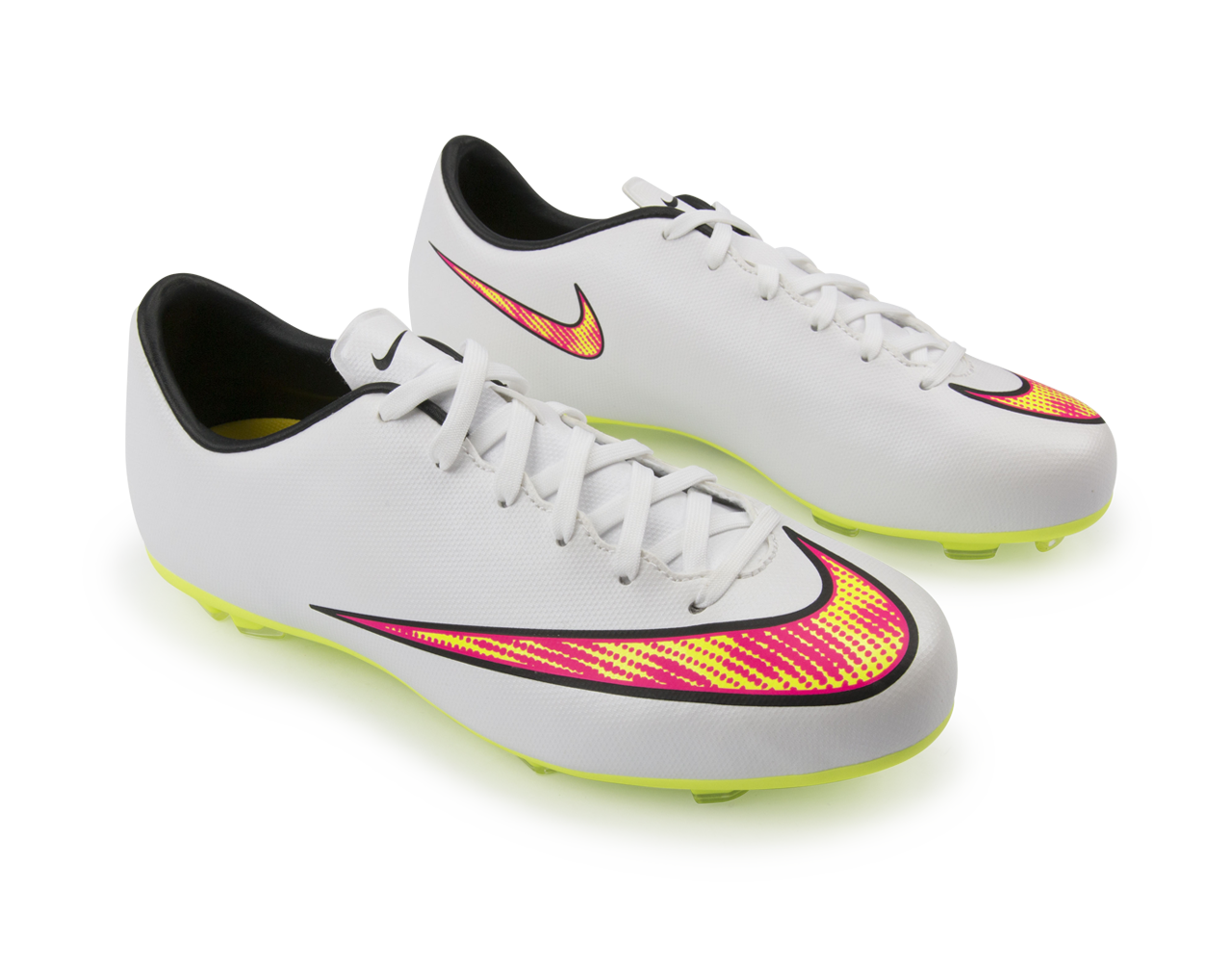 Nike Kids Mercurial Victory V FG White/Volt/Black