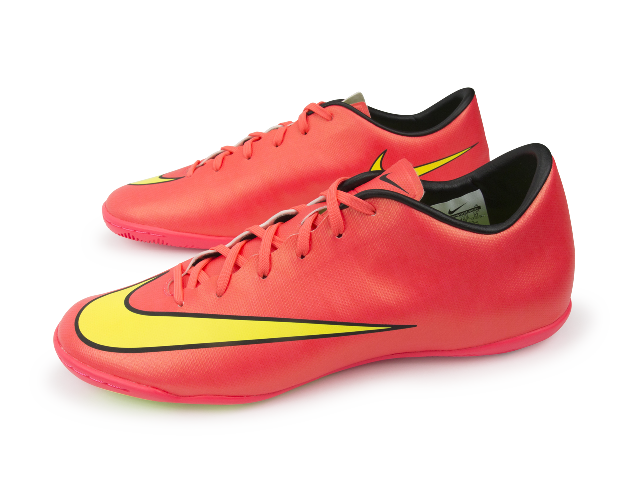 Nike Men's Mercurial Victory V Indoor Soccer Shoes Hyper Punch/Metallic Gold/Black