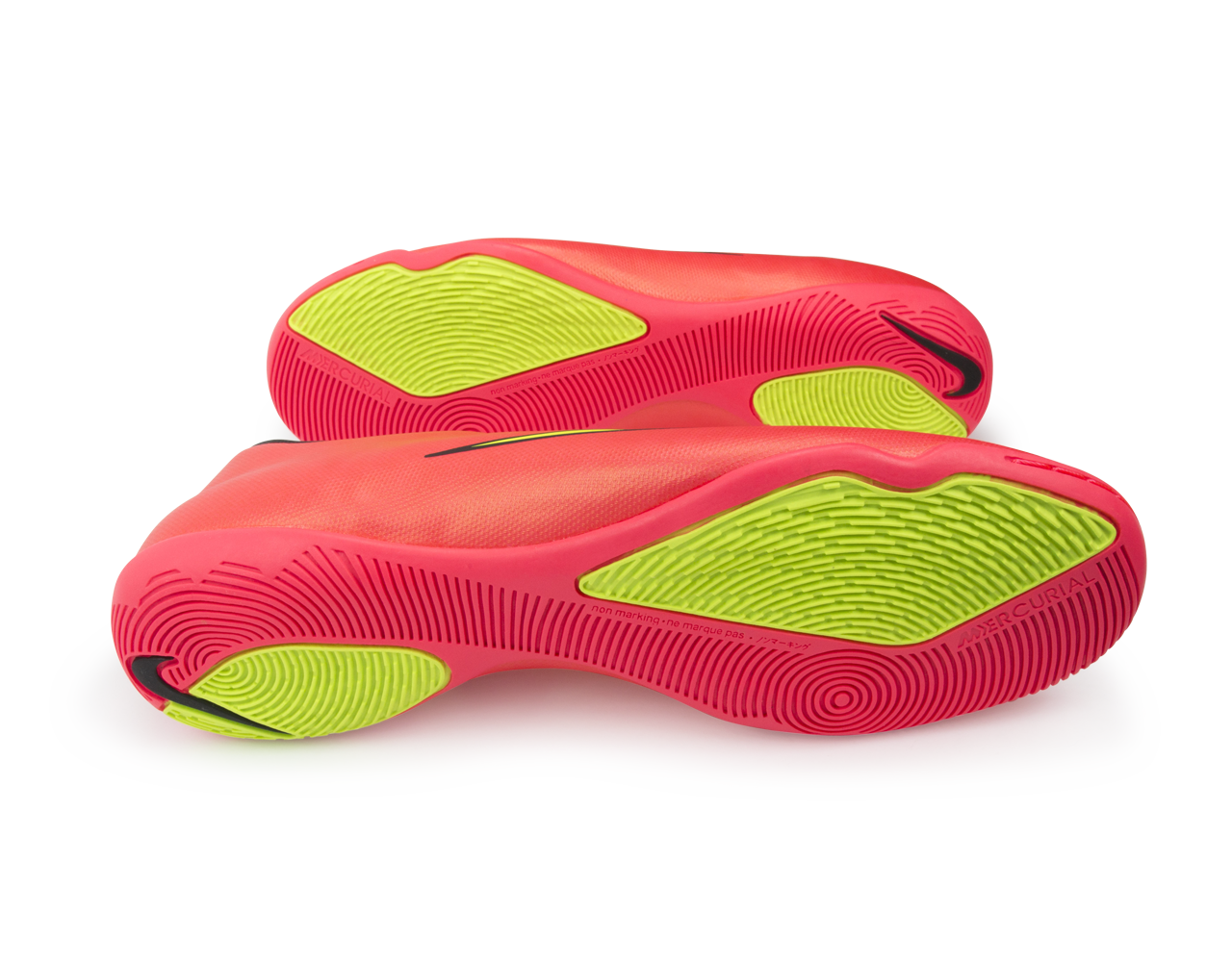 Nike Men's Mercurial Victory V Indoor Soccer Shoes Hyper Punch/Metallic Gold/Black