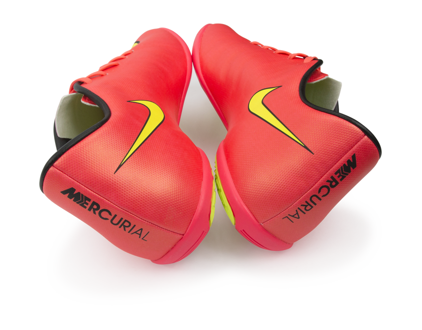 Nike Men's Mercurial Victory V Indoor Soccer Shoes Hyper Punch/Metallic Gold/Black