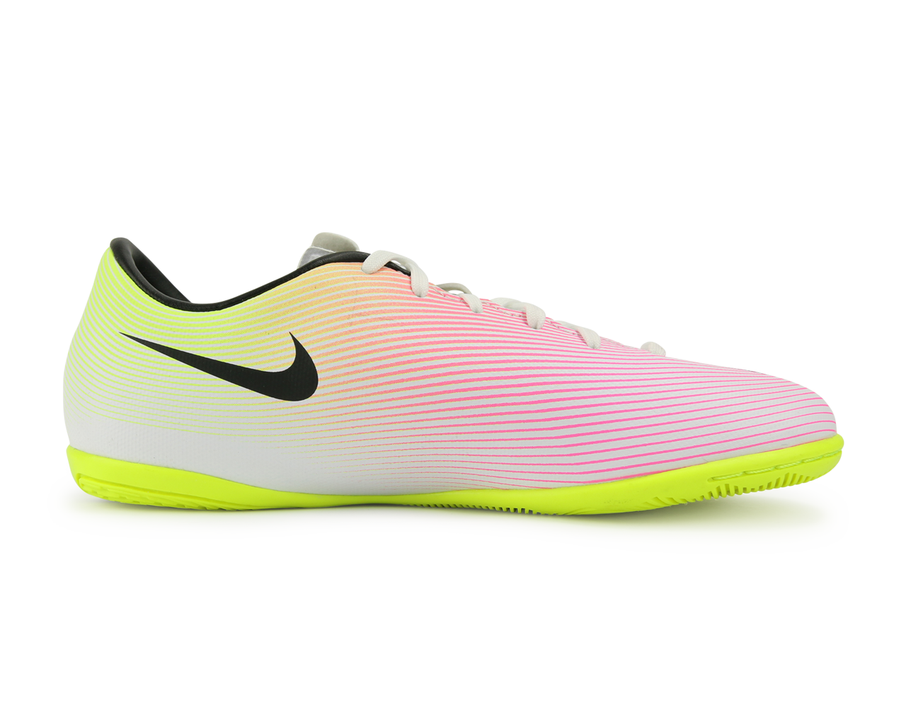 Nike Kids Mercurial Victory V Indoor Soccer Shoes White/Black Volt/Total Orange