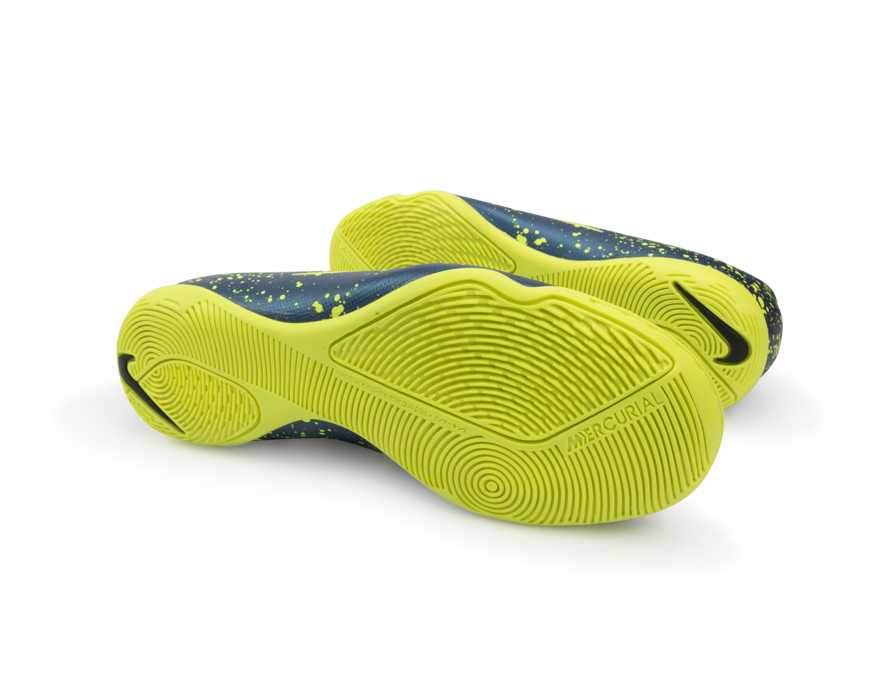 Nike Kids Mercurial Victory V Indoor Soccer Shoes Squadorn Blue/Black/Volt