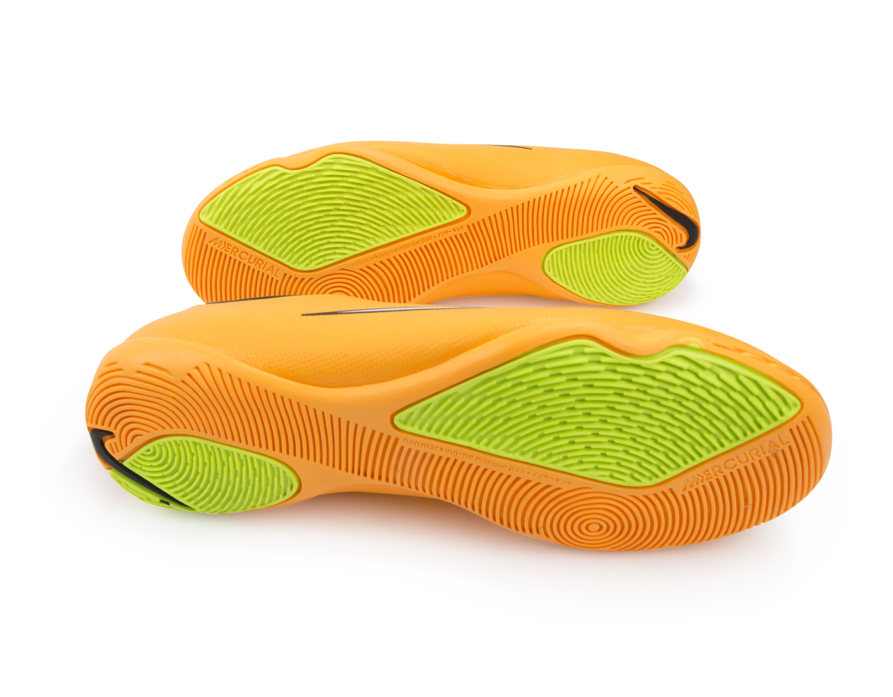 Nike Kids Mercurial Victory V Indoor Soccer Shoes Laser Orange/Black/Volt