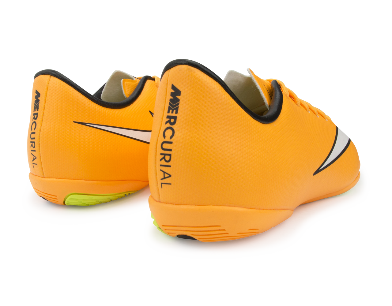 Nike Kids Mercurial Victory V Indoor Soccer Shoes Laser Orange/Black/Volt
