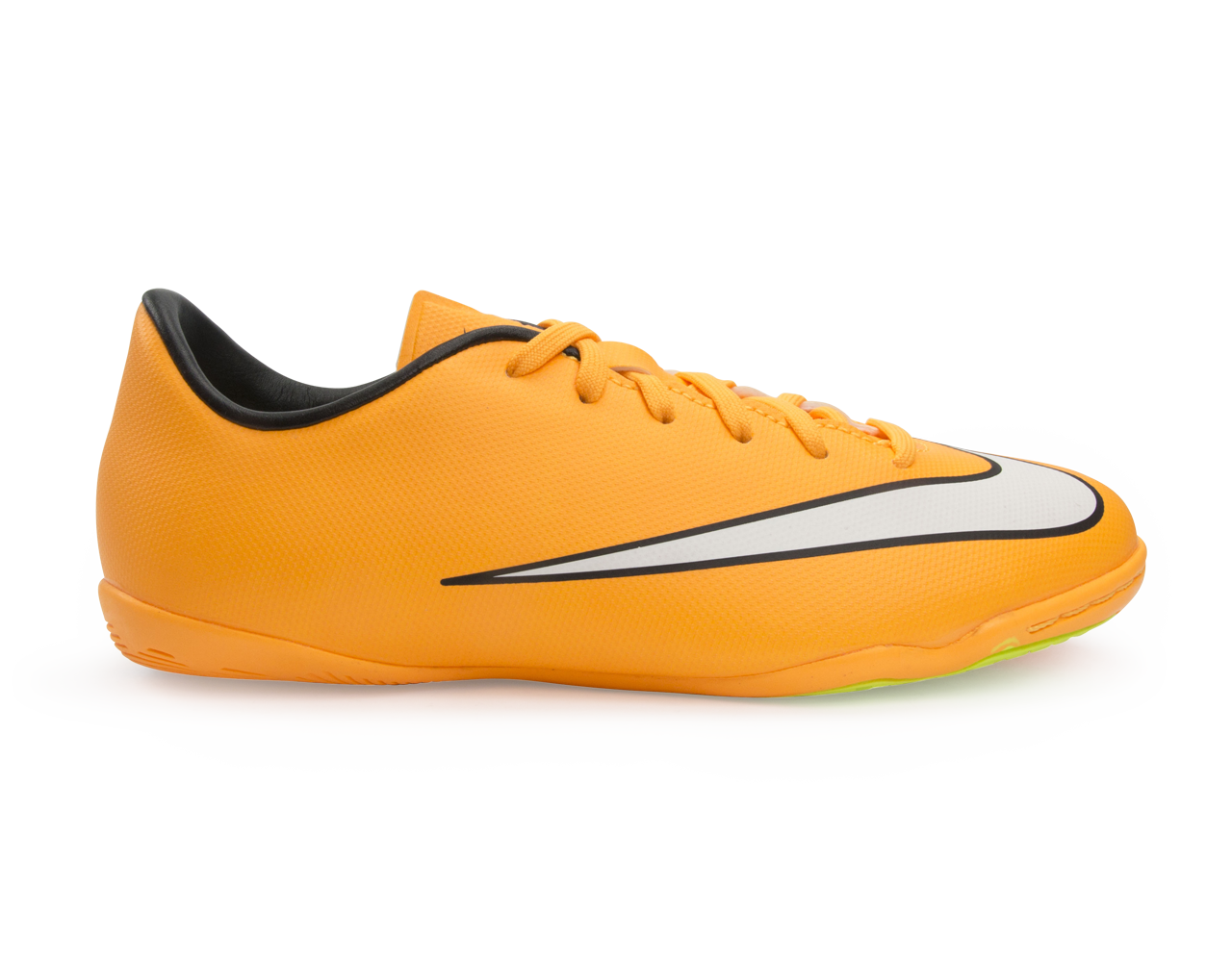 Nike Kids Mercurial Victory V Indoor Soccer Shoes Laser Orange/Black/Volt