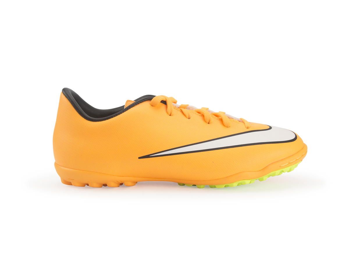 Consecutivo prestar bahía Nike Kids Mercurial Victory V Turf Soccer Shoes Laser Orange/Black/Vol –  Azteca Soccer